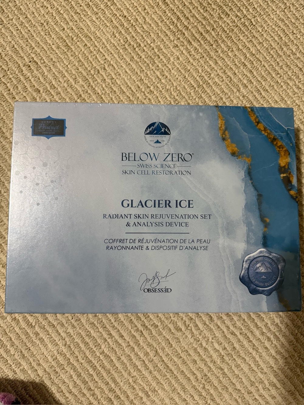 Glacier Ice Radiant Skin Rejuvenation Set - Blue